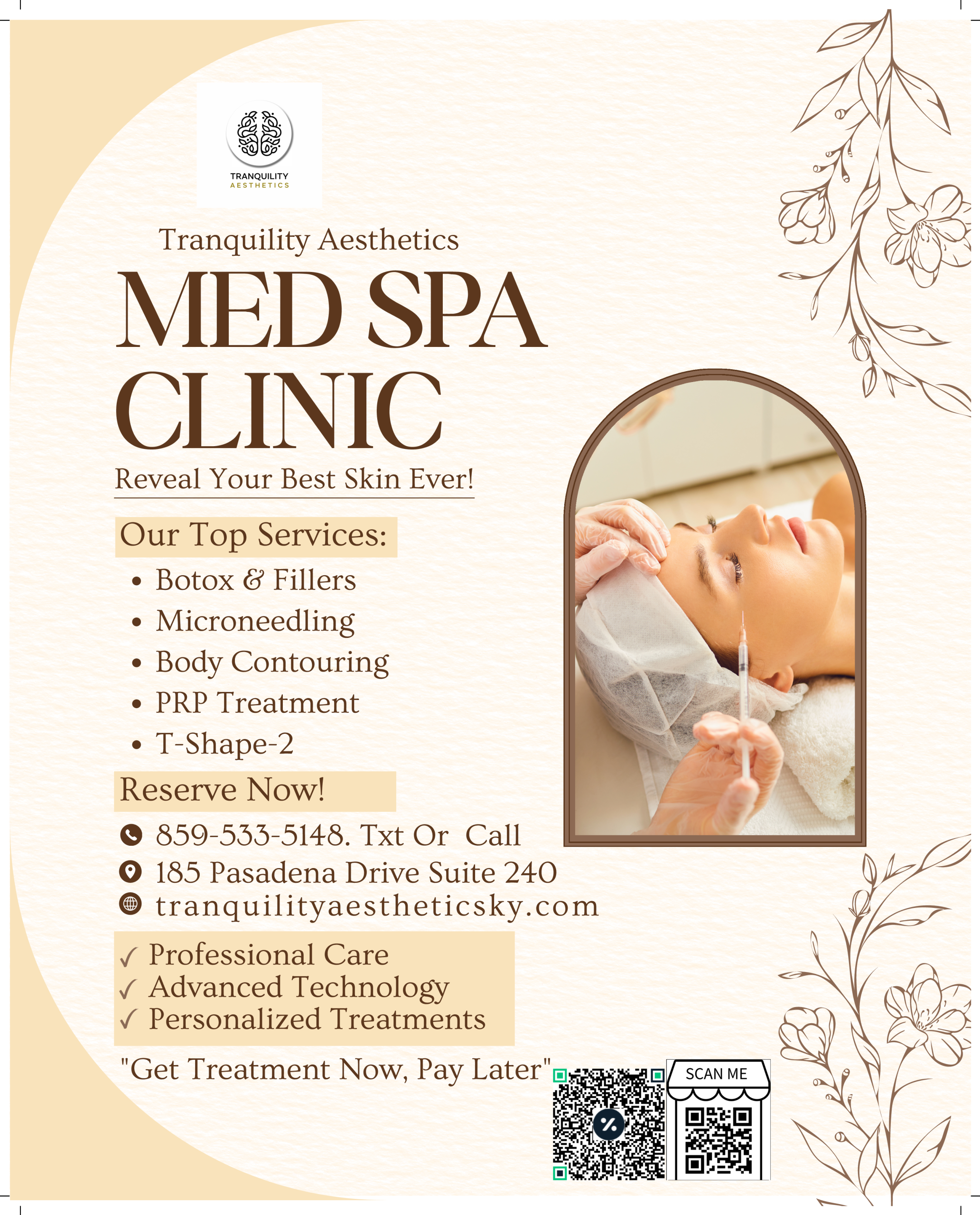 Beige Brown and White Elegant Beauty Clinic Instagram Post (2)